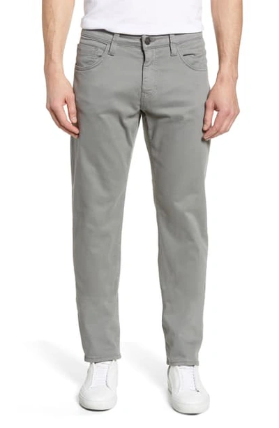 Shop Mavi Jeans Zach Straight Leg Twill Pants In Grey Twill