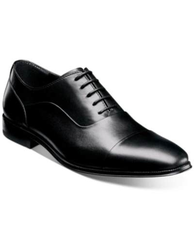 Shop Florsheim Jetson Cap-toe Lace-up Oxfords Men's Shoes In Black