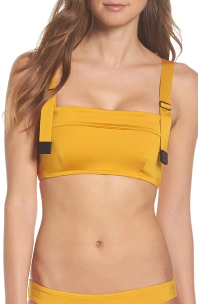 Shop Mei L'ange Lynn Bikini Top In Spectra-yellow