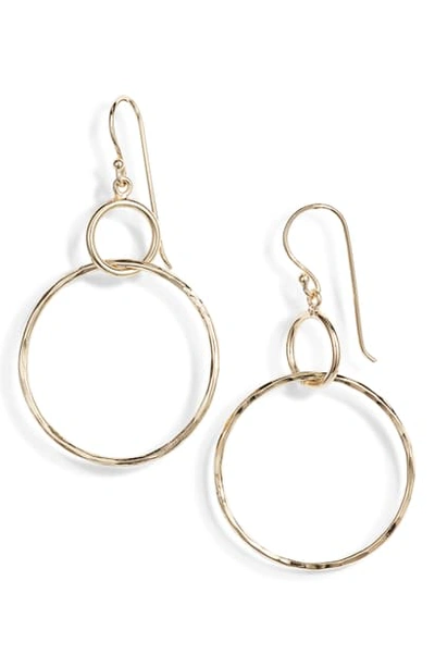 Shop Argento Vivo Double Hoop Earrings In Gold