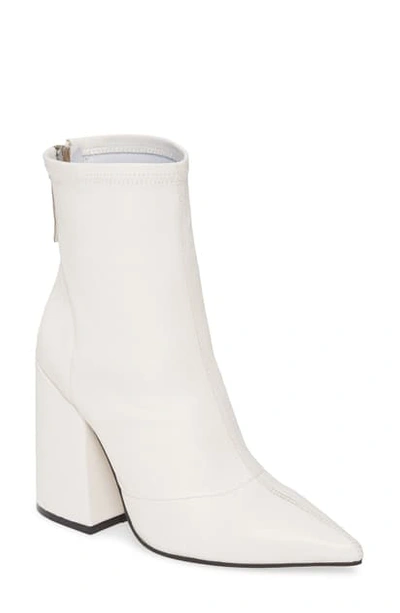 Shop Alias Mae Ahnika Bootie In White Stretch Leather