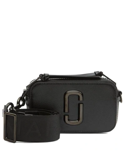 Shop Marc Jacobs The Snapshot Dtm Small Cross-body Camera Bag In Black