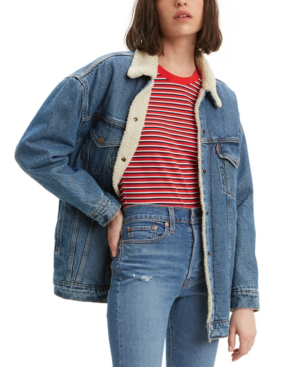 baggy sherpa trucker