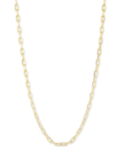 Shop Alex Woo Link Chain Necklace, Adjustable 16" - 20" In Gold