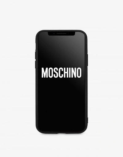 Shop Moschino Trolls Iphone Xs Max Cover In Black