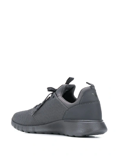 Shop Ea7 Logo Sneaker In Grey