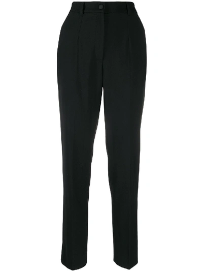 Shop Dolce & Gabbana Trousers In Black