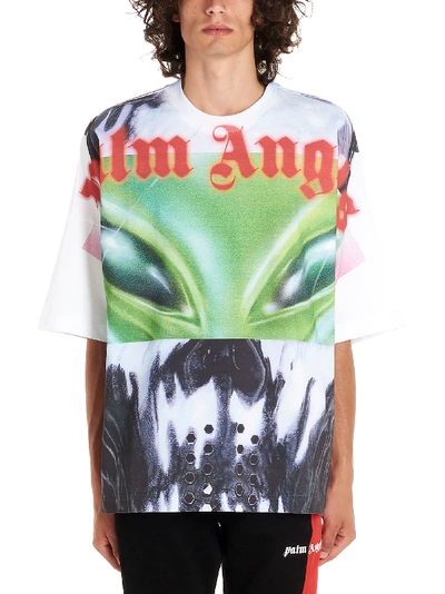 Shop Palm Angels Alien T-shirt In Multicolor