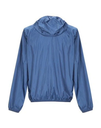 Shop Invicta Man Jacket Slate Blue Size S Polyester