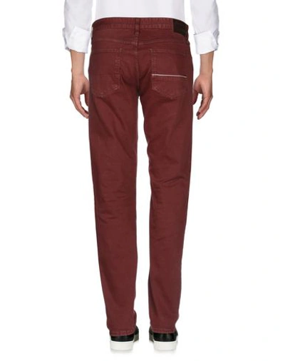 Shop Care Label Jeans In Maroon