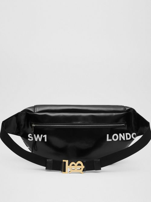 extra large horseferry print coated canvas bag