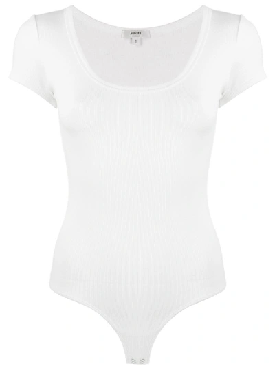 Shop Agolde Gerippter Body In White