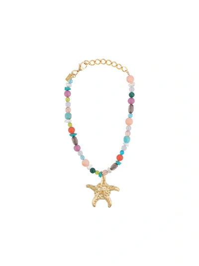 Shop Rixo London Rixo Leti Starfish Necklace - Gold