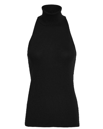 Shop A.l.c . Paltrow Sleeveless Turtleneck Sweater In Black