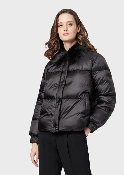Shop Emporio Armani Puffer Jackets - Item 41923938 In Black