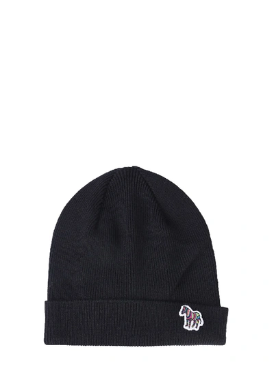 Shop Ps By Paul Smith Beanie Hat In Nero