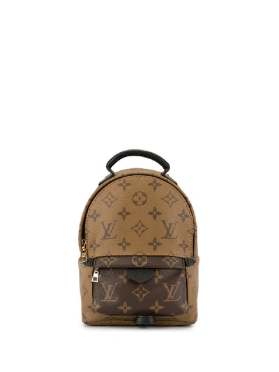 Pre-owned Louis Vuitton  Mini Palm Springs Backpack In Brown