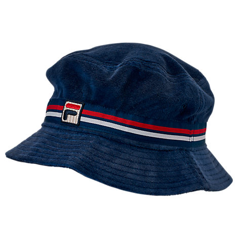 blue fila hat