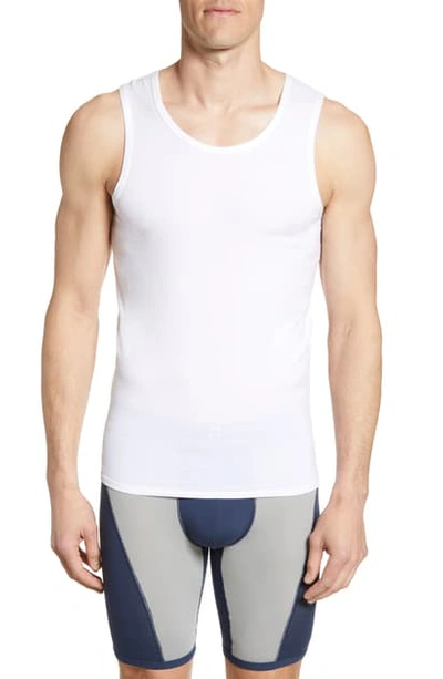 Shop Tommy John Cool Cotton Tank Undershirt In White