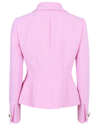 Shop Dolce & Gabbana Lily Jacket And Skirt Set In Rosa