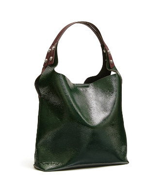 tory burch patent tote