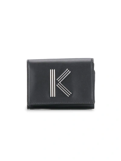 Shop Kenzo K-bag Wallet In Black
