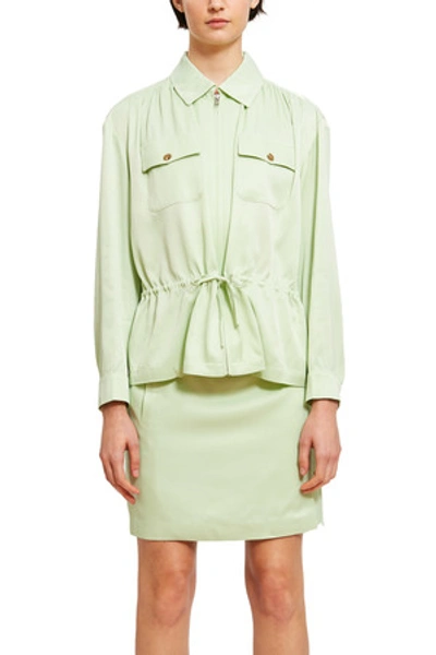 Shop Opening Ceremony Blouson Jacket In Pale Sage
