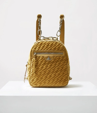 Shop Vivienne Westwood Coventry Backpack Yellow