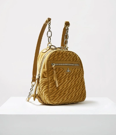 Shop Vivienne Westwood Coventry Backpack Yellow