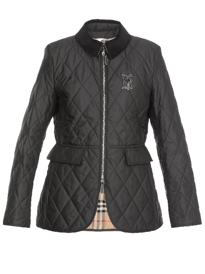 Shop Burberry Ongar Coat In Black