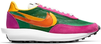 Pre-owned Nike  Ld Waffle Sacai Pine Green In Pine Green/clay Orange-del Sol-bright Magenta
