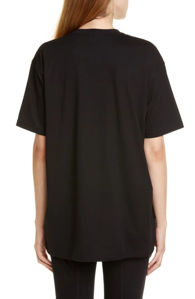 Shop Burberry Carrick Kingdom Graphic Tee In Black