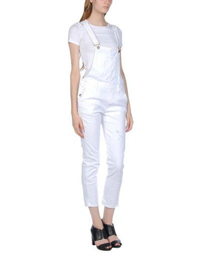 Shop Liu •jo Overalls In White
