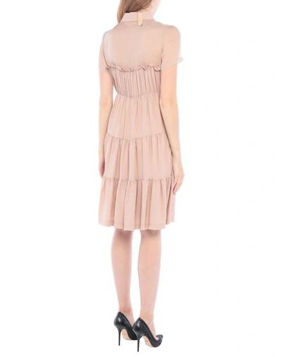 Shop N°21 Midi Dresses In Pastel Pink