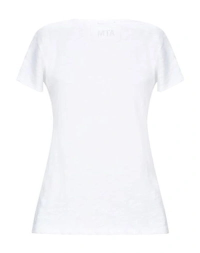 Shop Atm Anthony Thomas Melillo T-shirts In White
