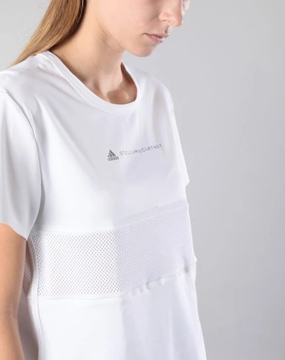 Shop Adidas By Stella Mccartney Run Loose Tee Woman T-shirt White Size S Recycled Polyester, Elastane