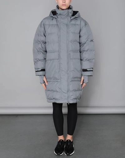 Shop Adidas By Stella Mccartney Synthetic Down Jackets In Grey