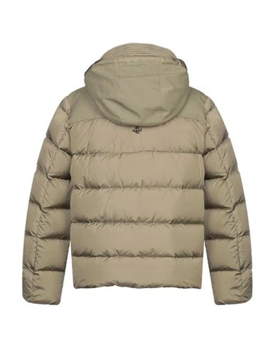 Shop Add Down Jacket In Military Green