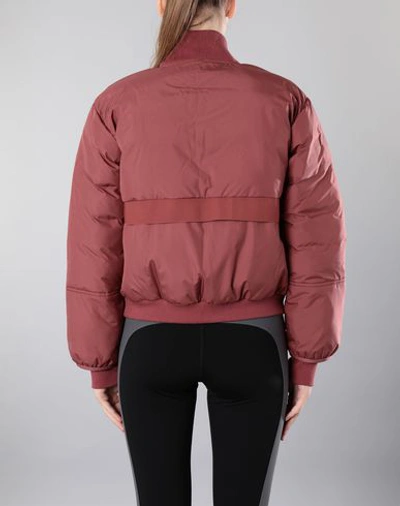 Shop Adidas By Stella Mccartney Jackets In Brick Red