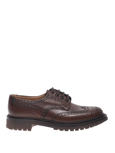 Shop Church's Mc Pherson Derby Brogues In Brown