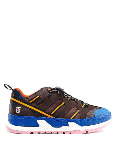 Shop Burberry Union Sneakers In Multicolour