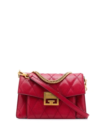 Shop Givenchy Small Gv3 Cross Body Bag In Red