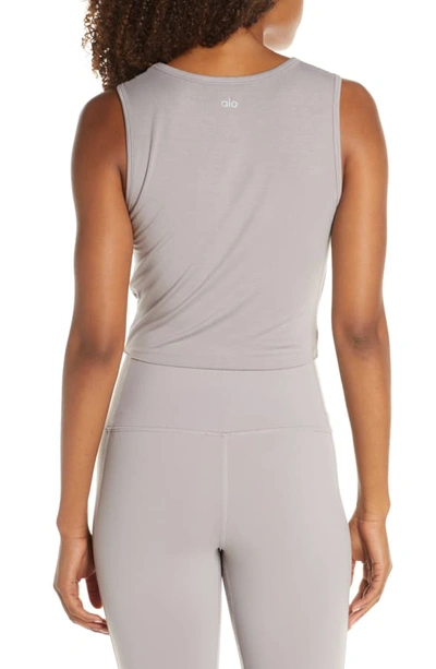 Shop Alo Yoga Cover Tank In Lavender