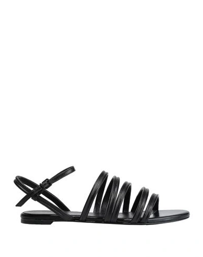 Shop Robert Clergerie Sandals In Black