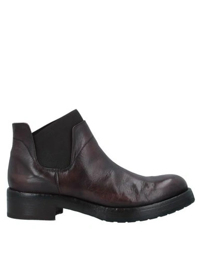 Shop Ernesto Dolani Ankle Boot In Dark Brown