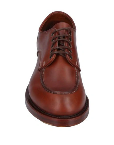 Shop Santoni Edited By Marco Zanini Lace-up Shoes In Cocoa