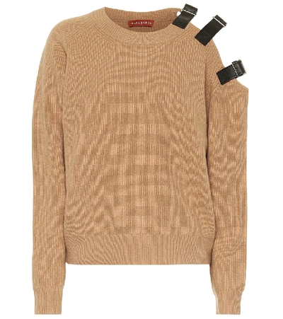 Shop Altuzarra Ness Wool-blend Sweater In Beige