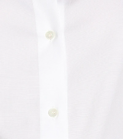 Shop Dolce & Gabbana Cotton-blend Shirt In White