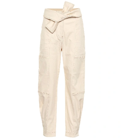 Shop Ulla Johnson Storm High-rise Jeans In White