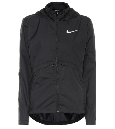 Shop Nike Hooded Running Jacket In Black
